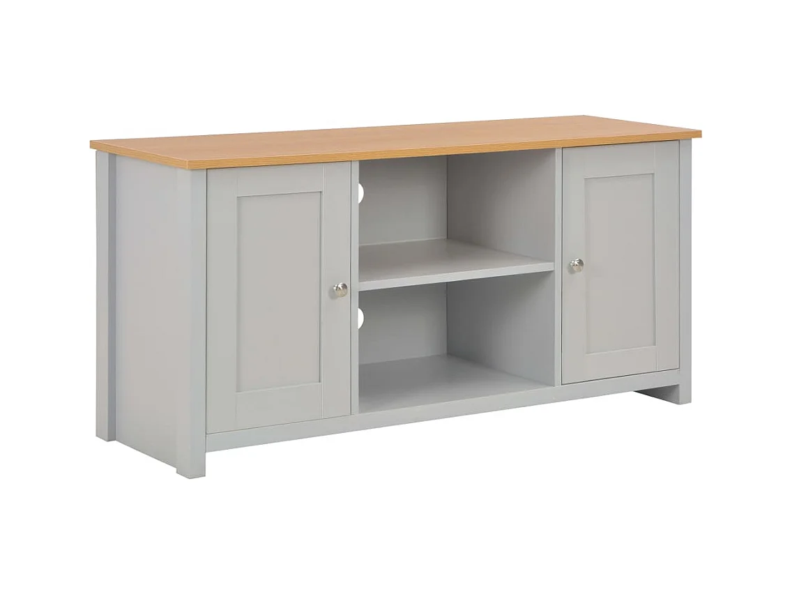 Meuble TV Gris 120x39x58 cm