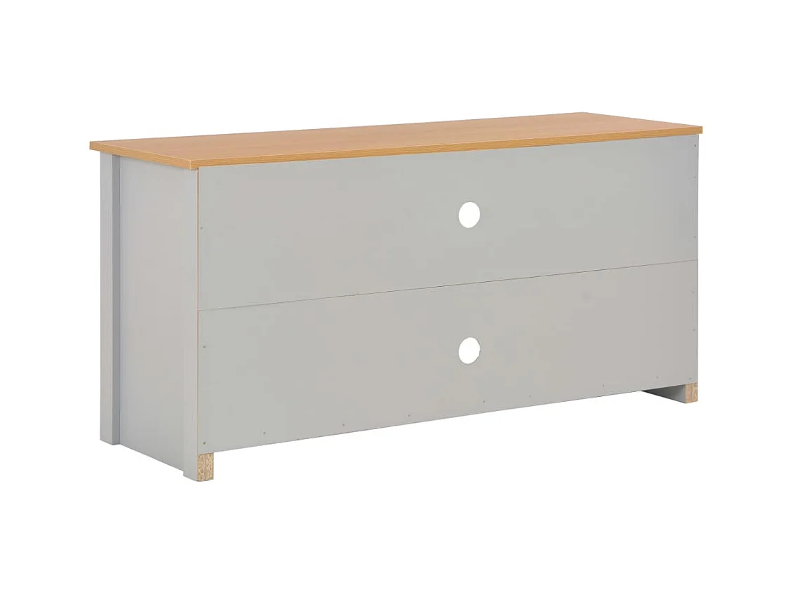 Meuble TV Gris 120x39x58 cm