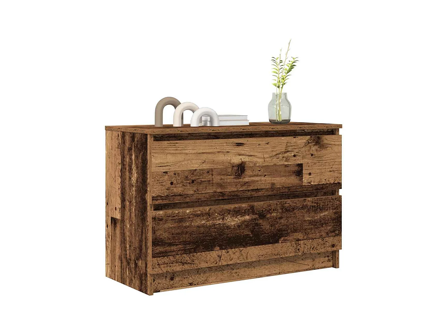 Mobile porta TV in legno vecchio 80x35x54 cm in legno ingegnerizzato