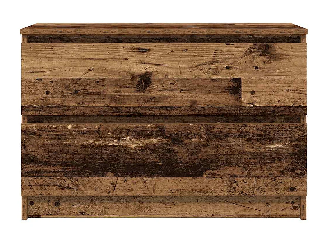 Meuble TV vieux bois 80x35x54 cm bois d'ingénierie