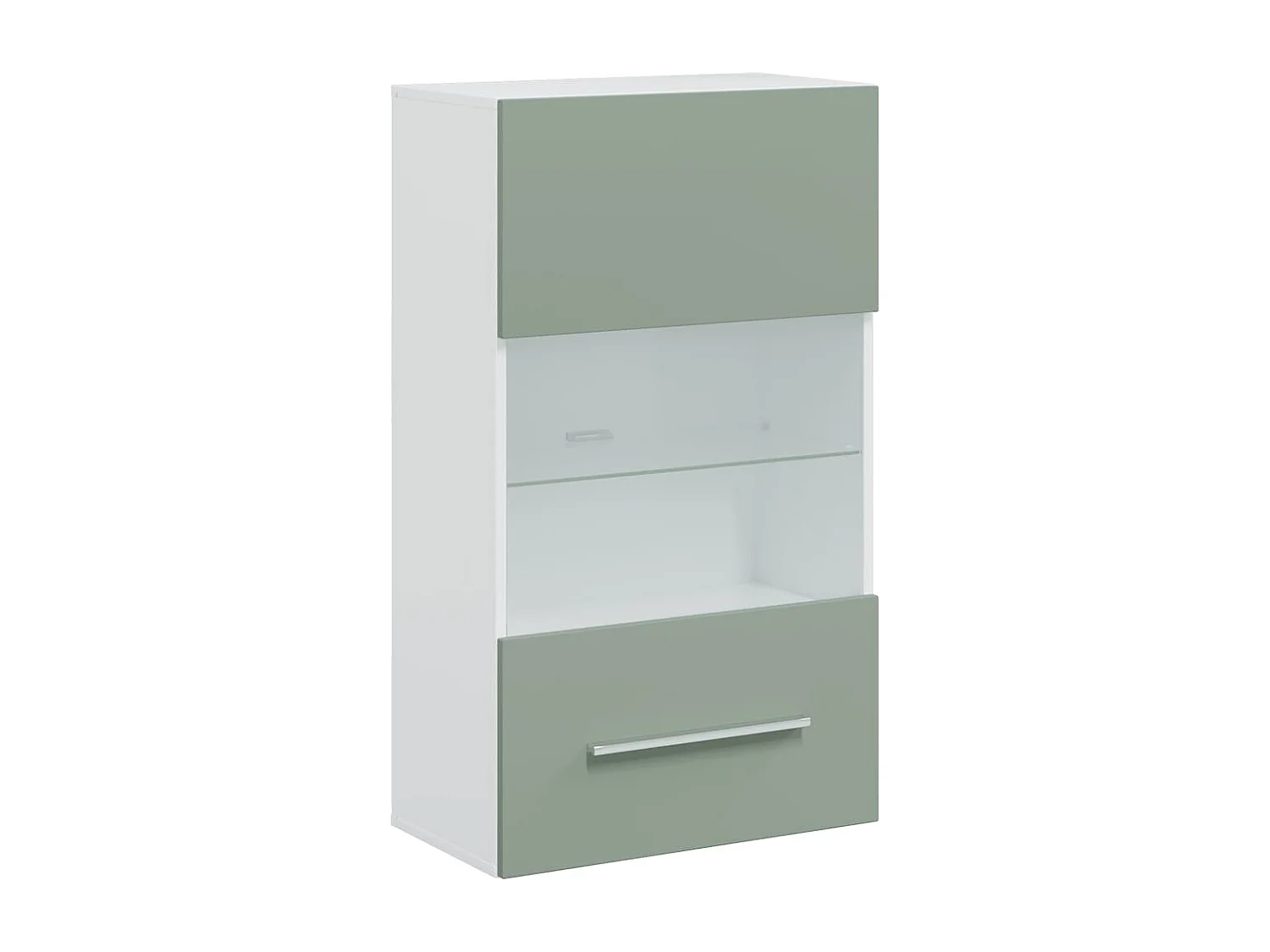 Meubles TV avec lumière LED 5 pcs vert olive bois d'ingénierie