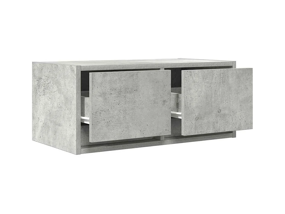 Meubles TV 2 pcs gris béton 60x31x25,5 cm bois d'ingénierie
