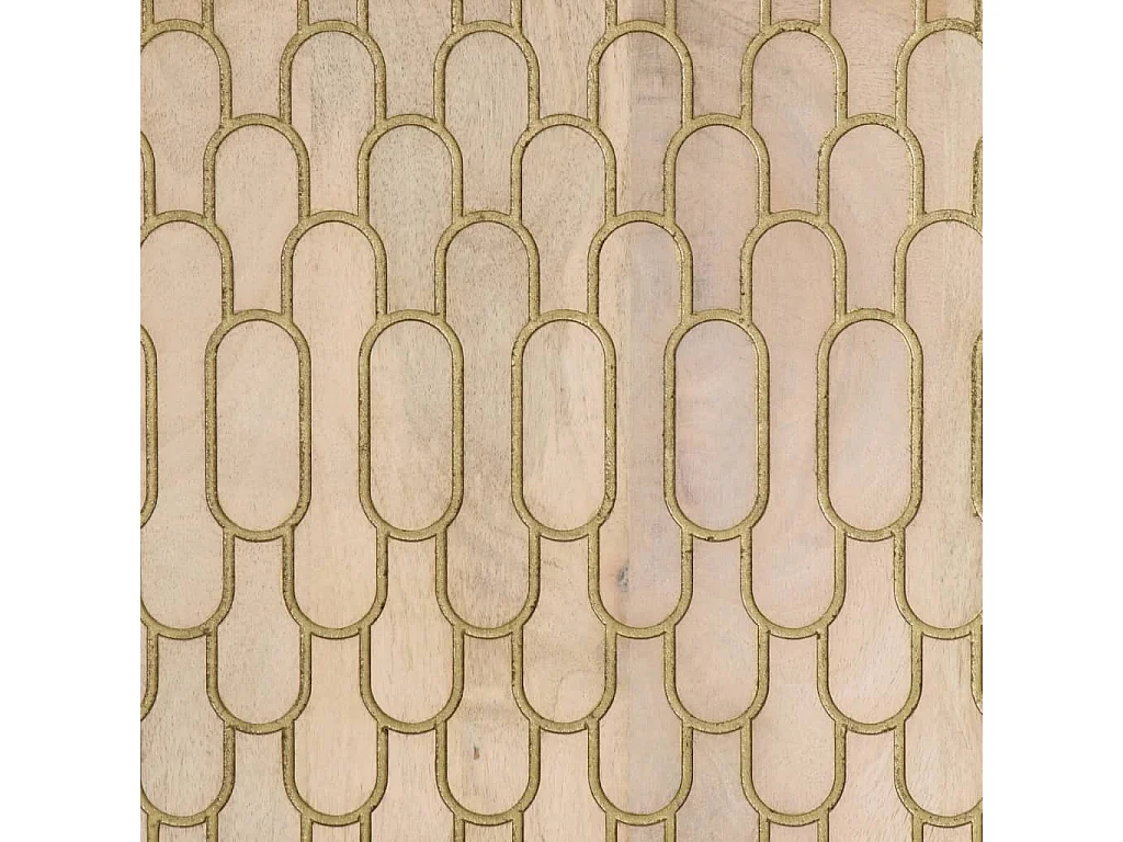 Meuble TV 80x31x46 cm bois massif de manguier