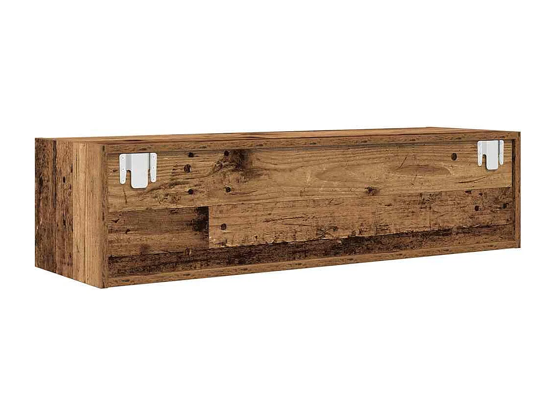 Meubles TV 2 pcs vieux bois 100x31x25,5 cm bois d'ingénierie