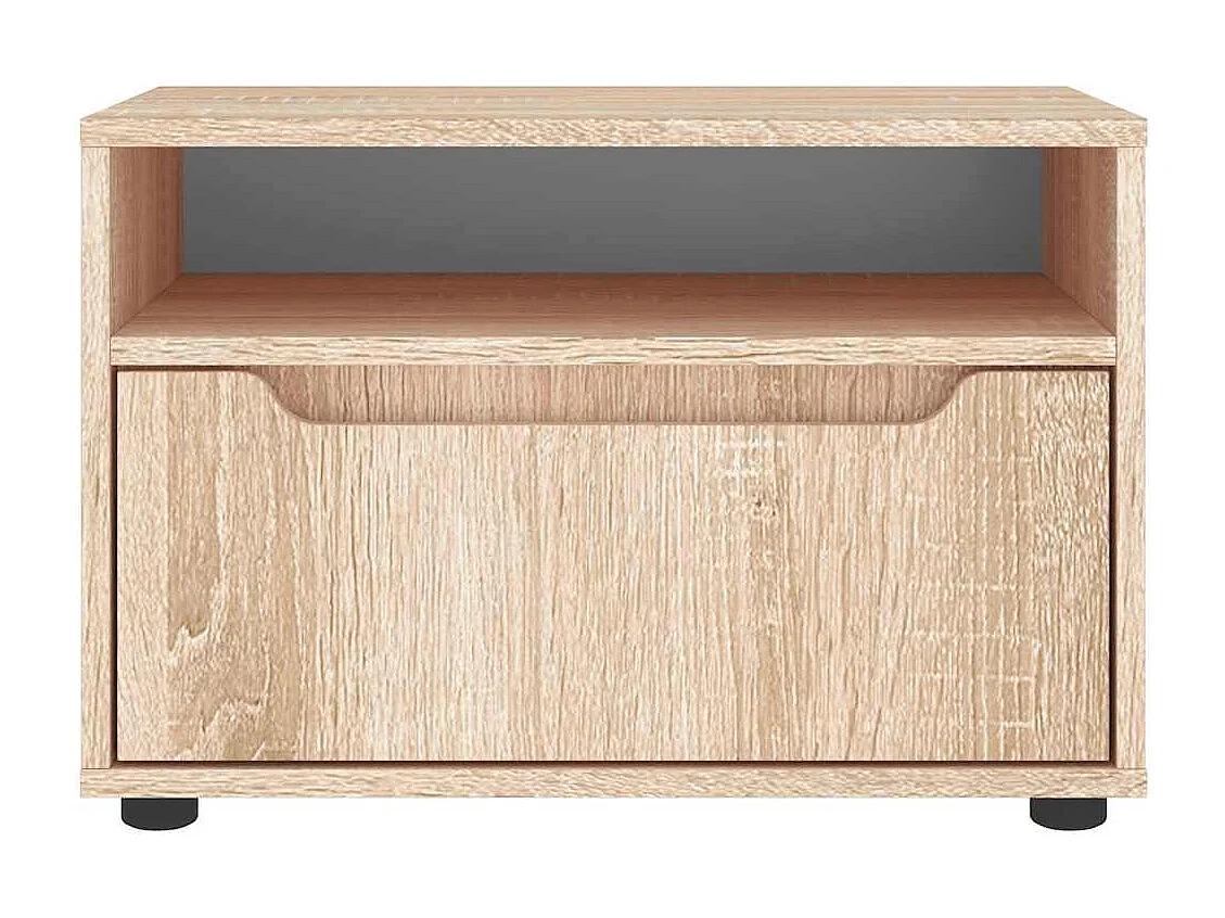 Meuble TV VISNES chêne sonoma 60x40x38 cm bois d'ingénierie