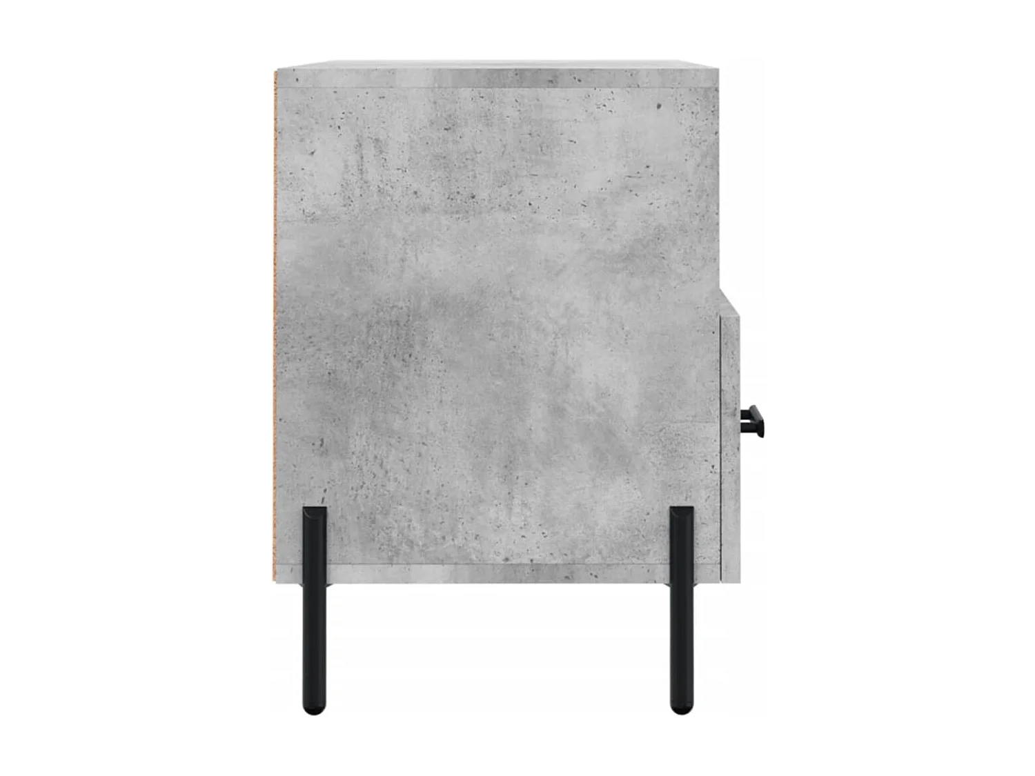 Meuble TV Gris béton 80x36x50 cm Bois d'ingénierie