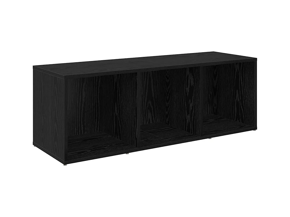 Set di mobili TV 2 pezzi Rovere nero 107 x 35 x 37 cm