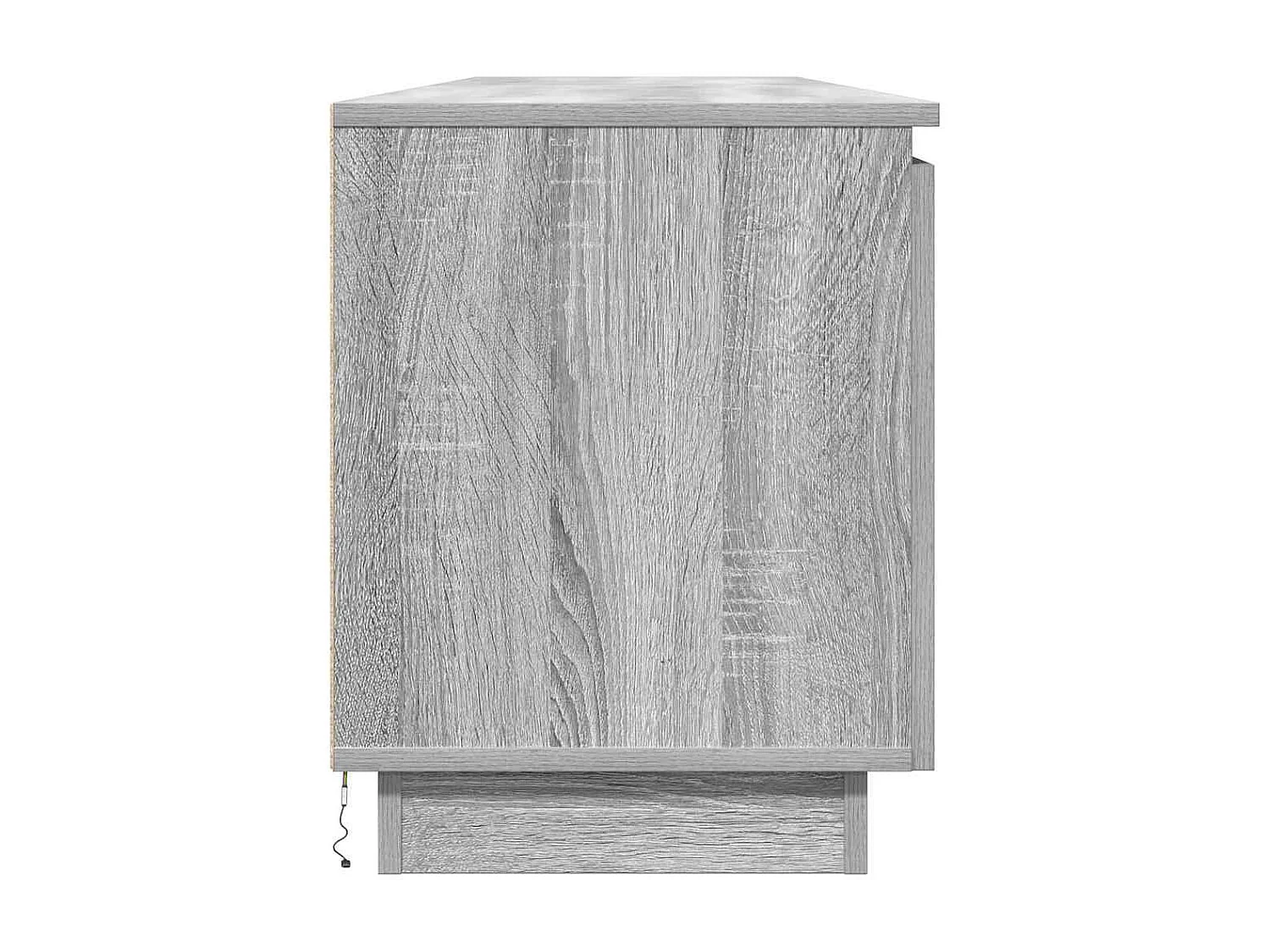 Meuble TV avec LED Sonoma gris 180 x 38 x 49 cm