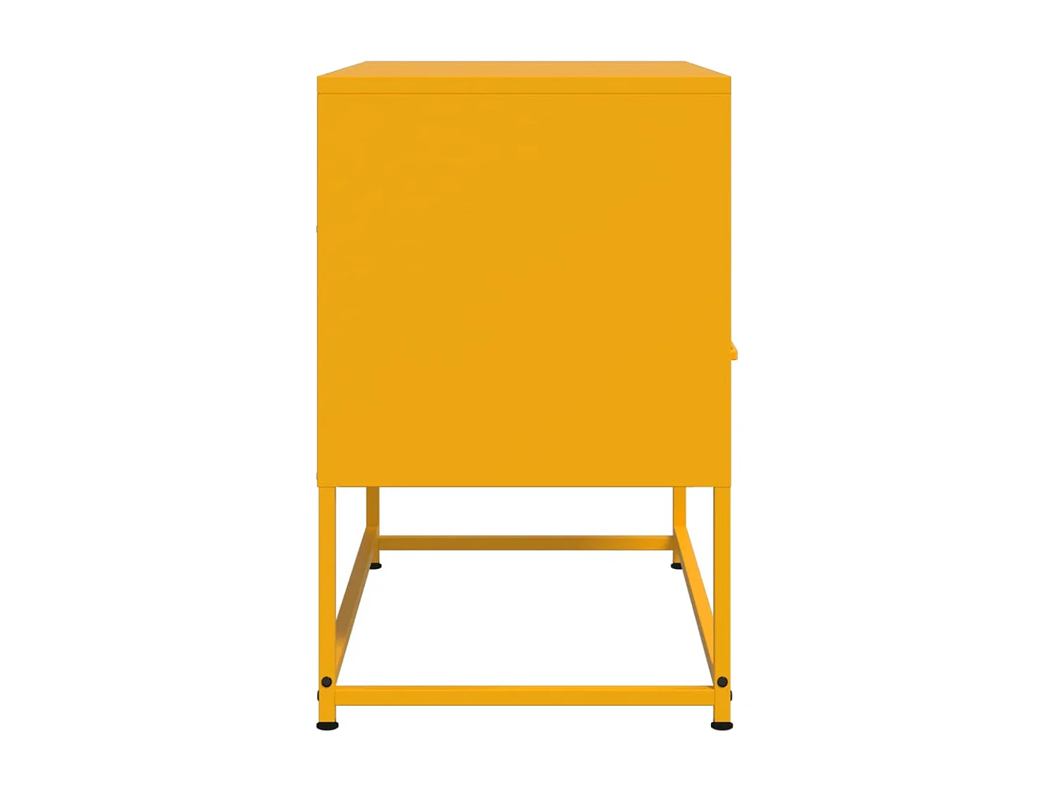 Mobile porta TV giallo senape 68x39x60,5 cm in acciaio