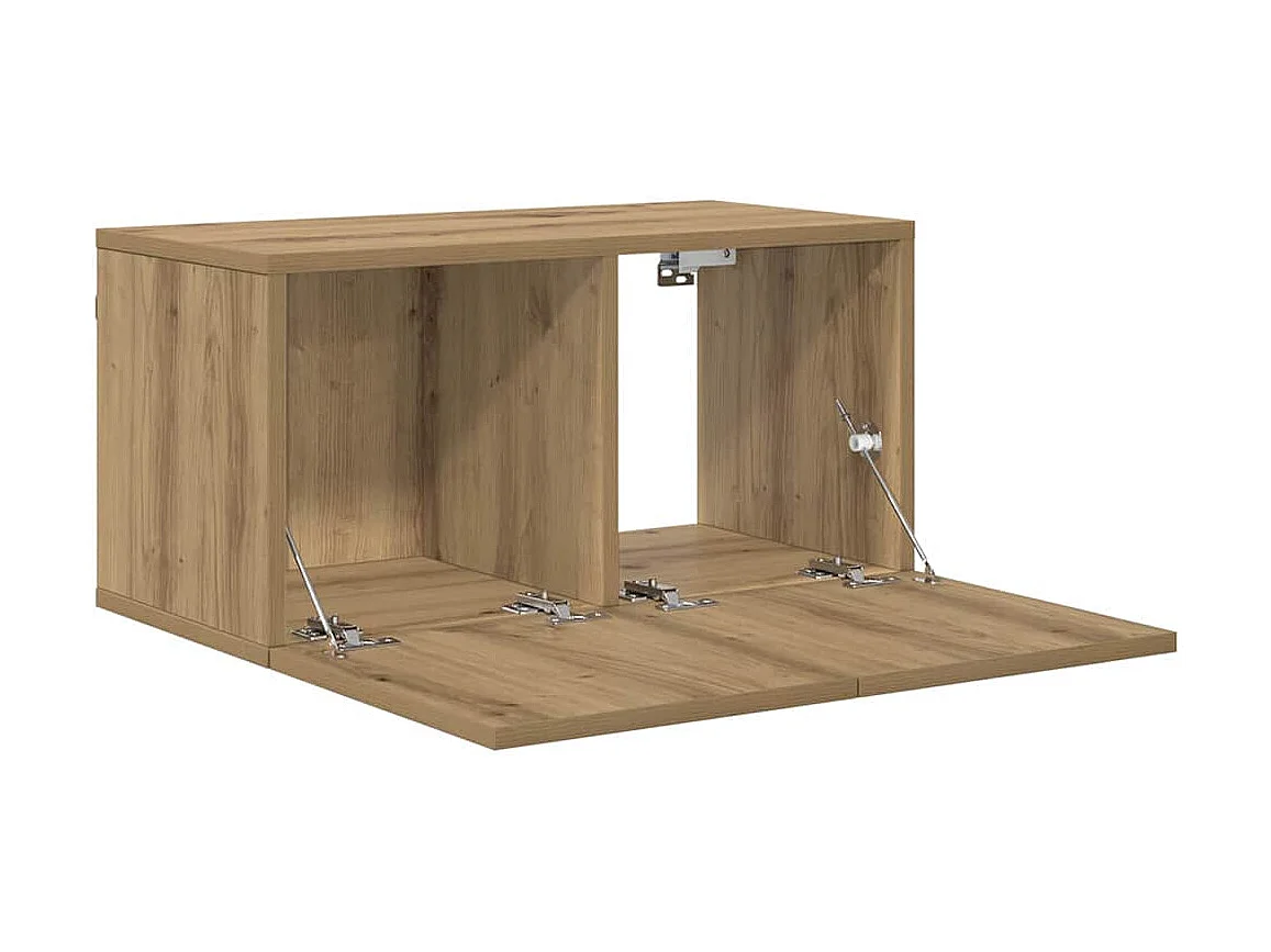 Mobile TV 3 pezzi Marrone 60 x 30 x 30 cm Legno ingegnerizzato