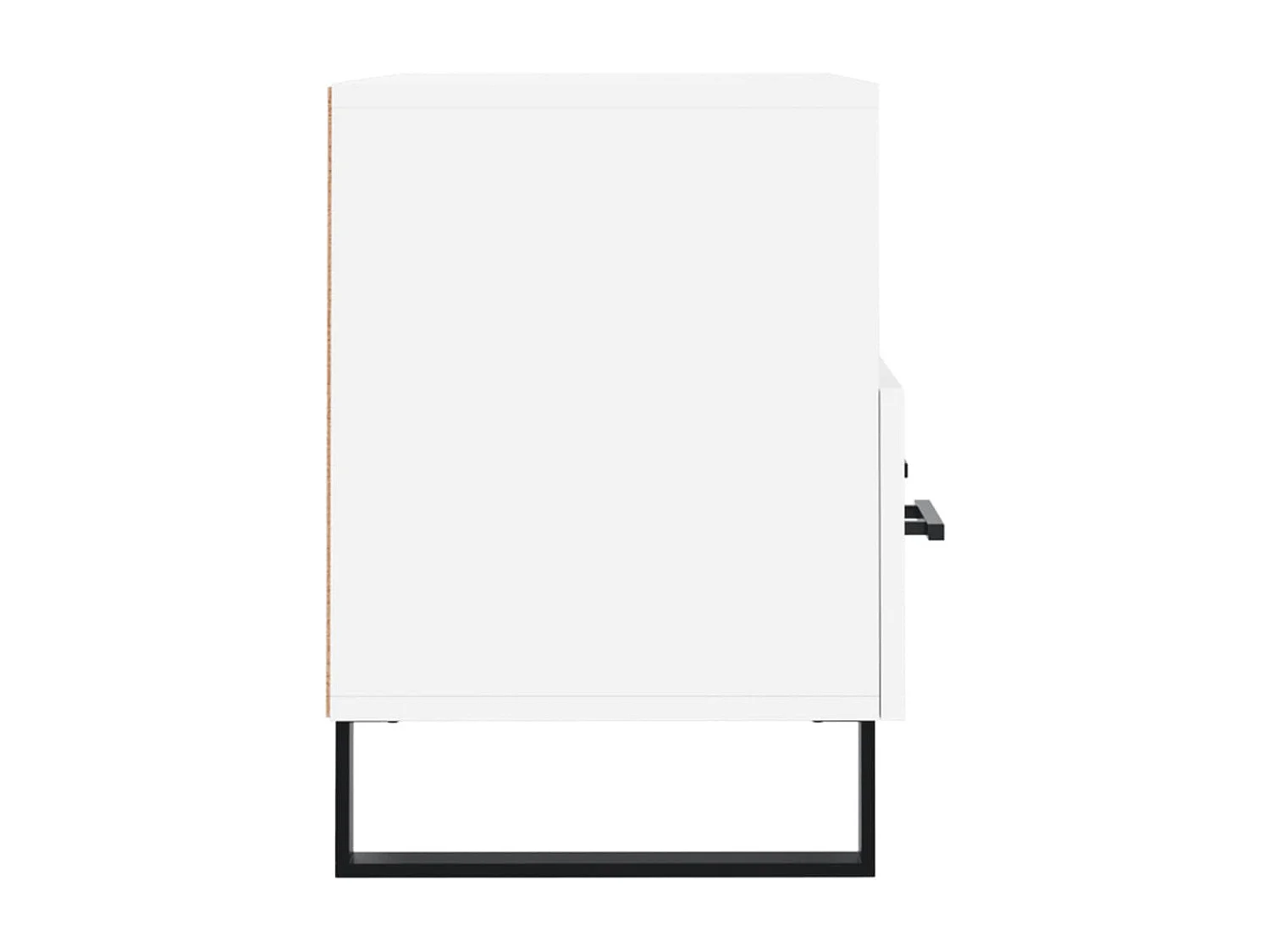 Meuble TV Blanc 80x36x50 cm Bois d'ingénierie