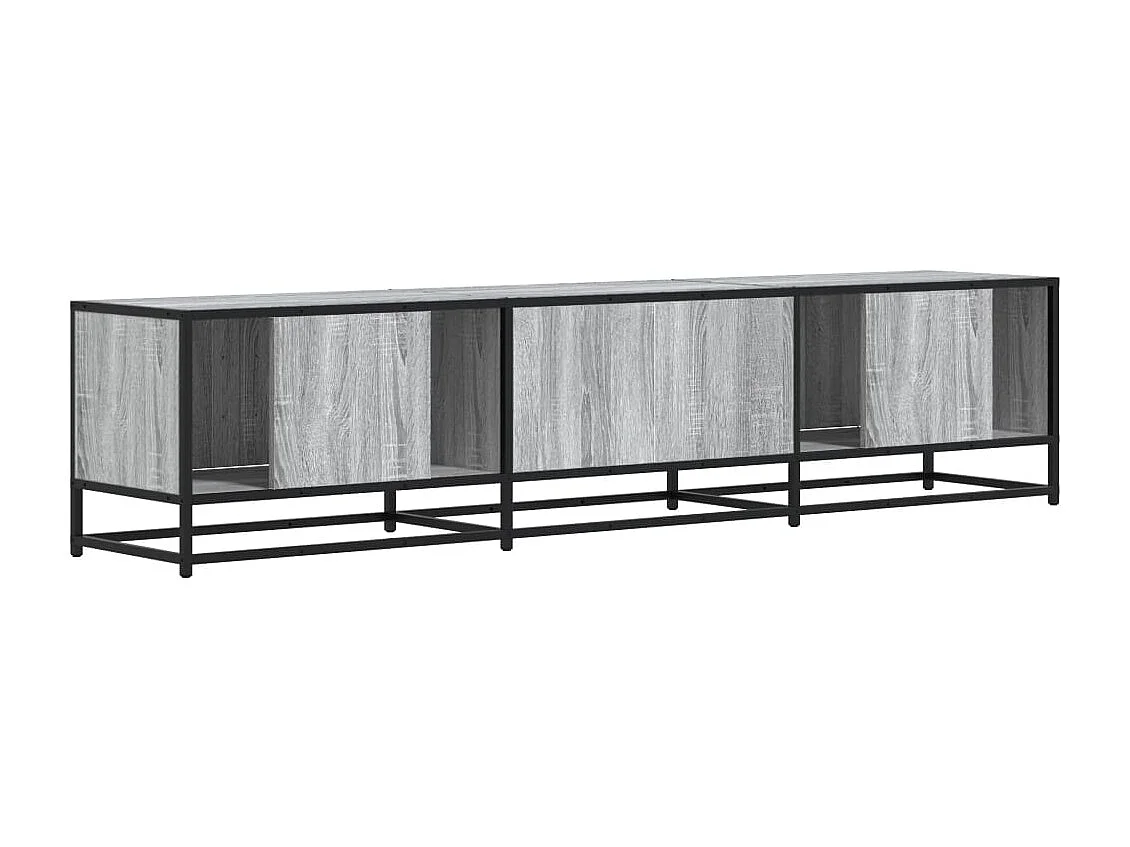 Meuble TV sonoma gris 180x35x41 cm bois d'ingénierie