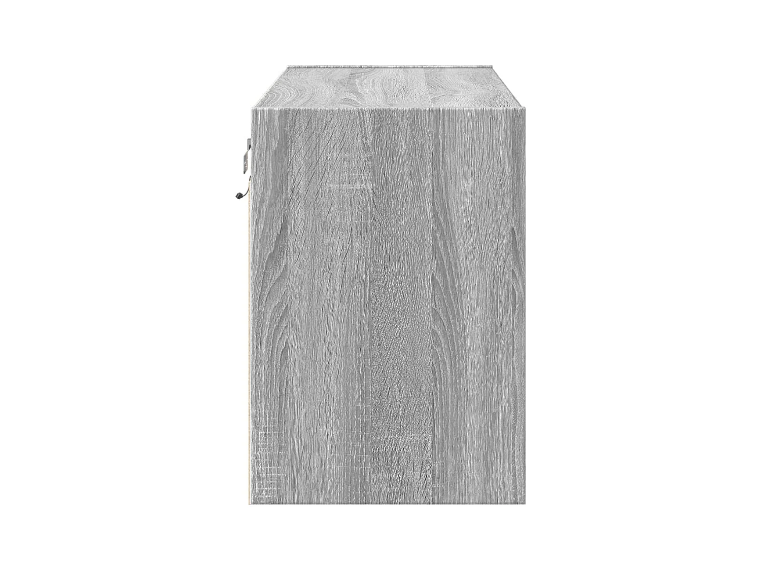 Mueble de TV de pared con luces LED Sonoma gris 80x31x45 cm