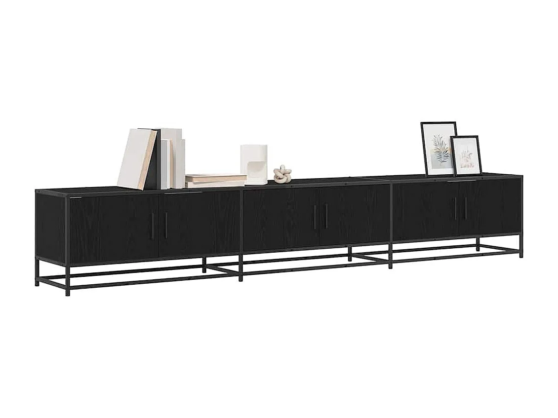 Meuble TV Chêne noir 240 x 35 x 41 cm Bois d'ingénierie