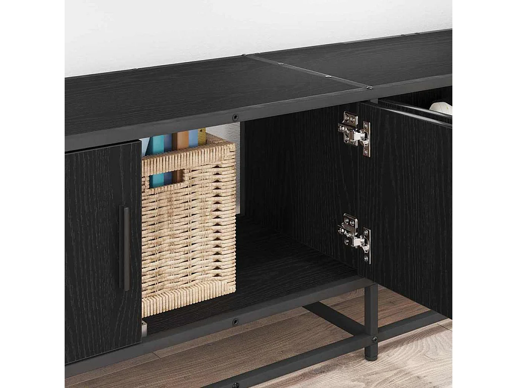 Meuble TV Chêne noir 240 x 35 x 41 cm Bois d'ingénierie