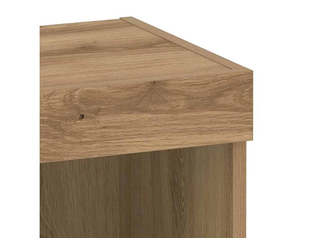 TV-kast wandmontage 2 stuks eiken craft 40 x 30 x 30 cm