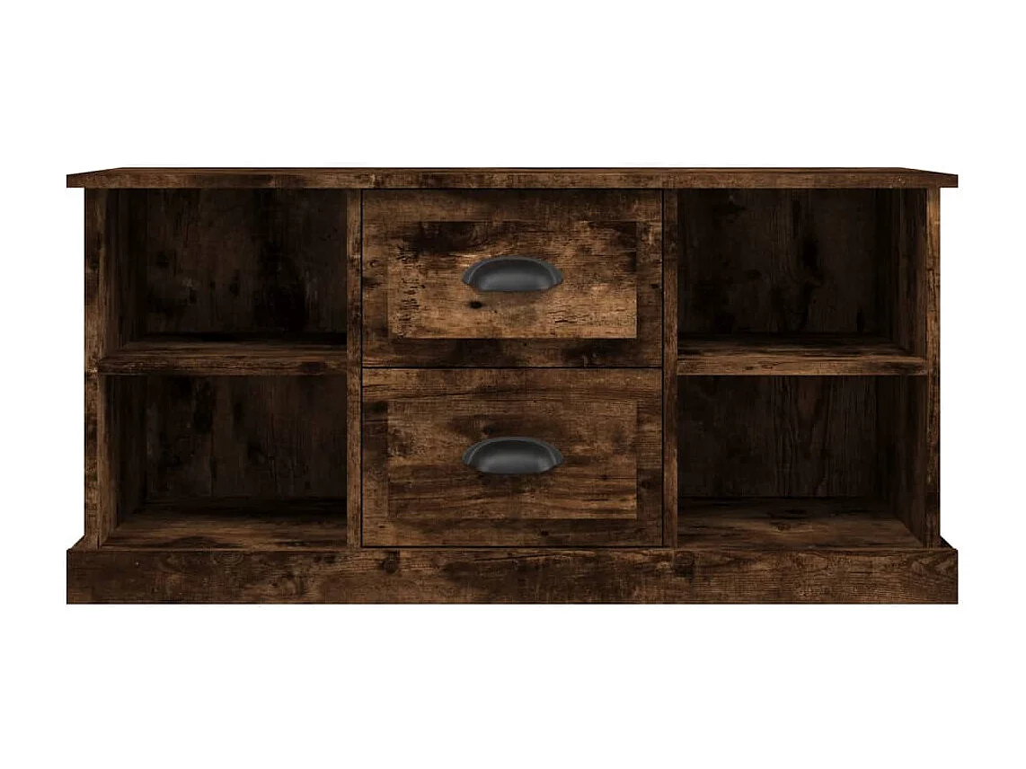 Mobile TV in rovere affumicato 99,5x35,5x48 cm in legno ingegnerizzato