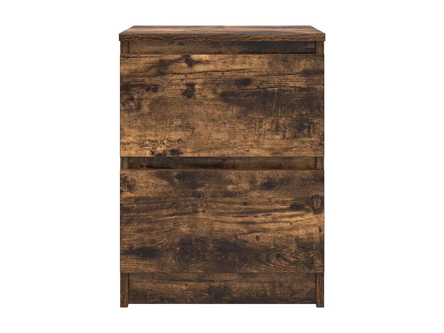 Meuble TV chêne fumé 40x35x54 cm bois d'ingénierie