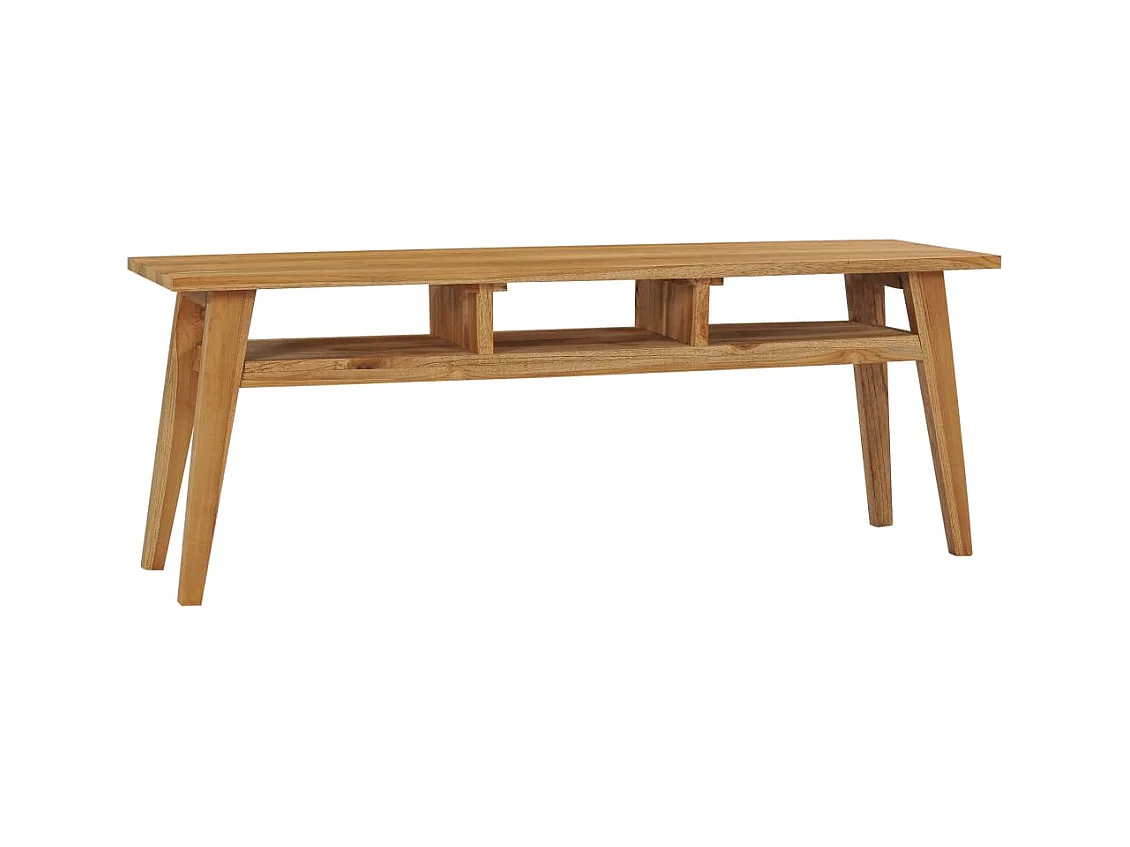 Mobile TV 120x35x45 cm Legno massello di teak