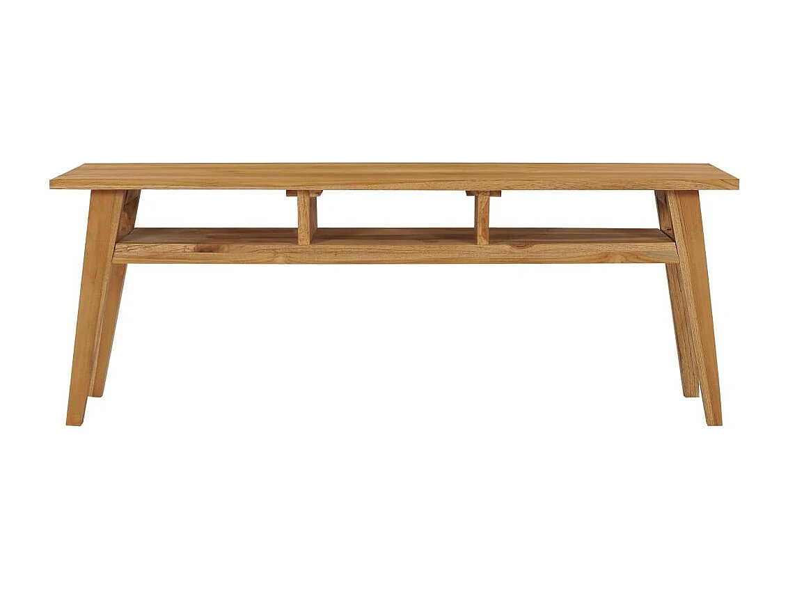 Meuble TV 120x35x45 cm Bois de teck massif