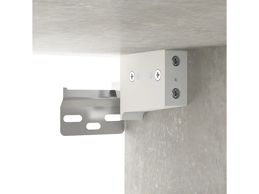 Mobile TV da parete grigio cemento 80x30x41 cm