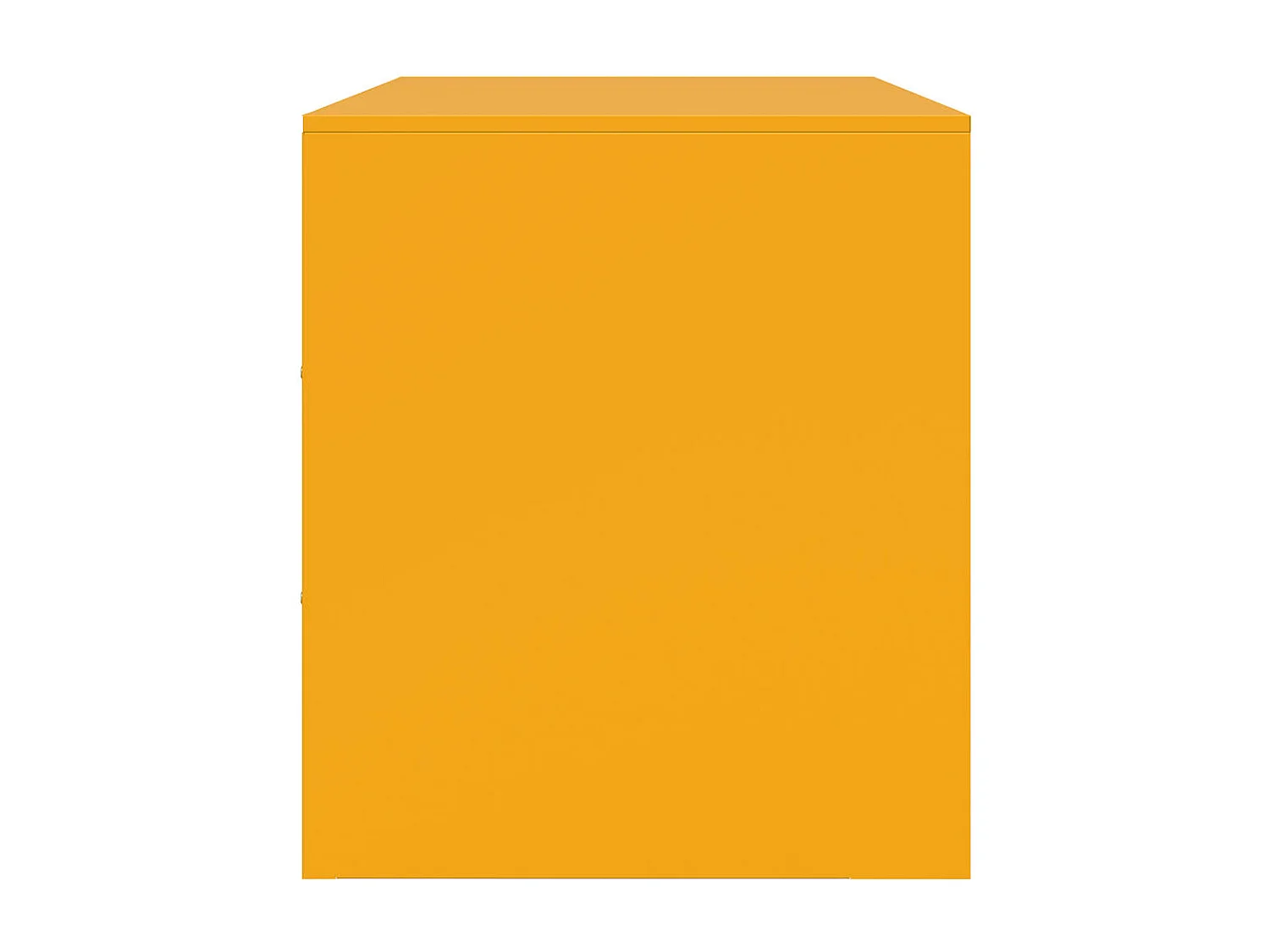 Mueble TV 2 piezas amarillo mostaza 67x39x44 cm acero