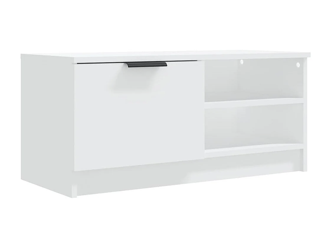 Meubles TV 2 pcs Blanc 80x35x36,5 cm Bois d'ingénierie