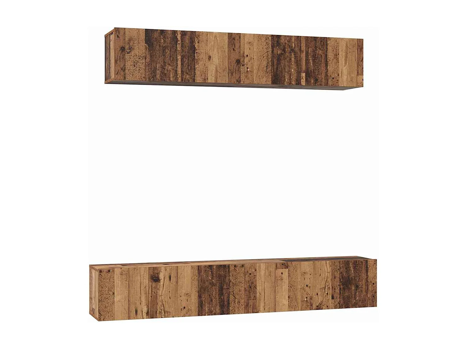 Ensemble de meubles TV 5 pcs Bois ancien Standard Moyen