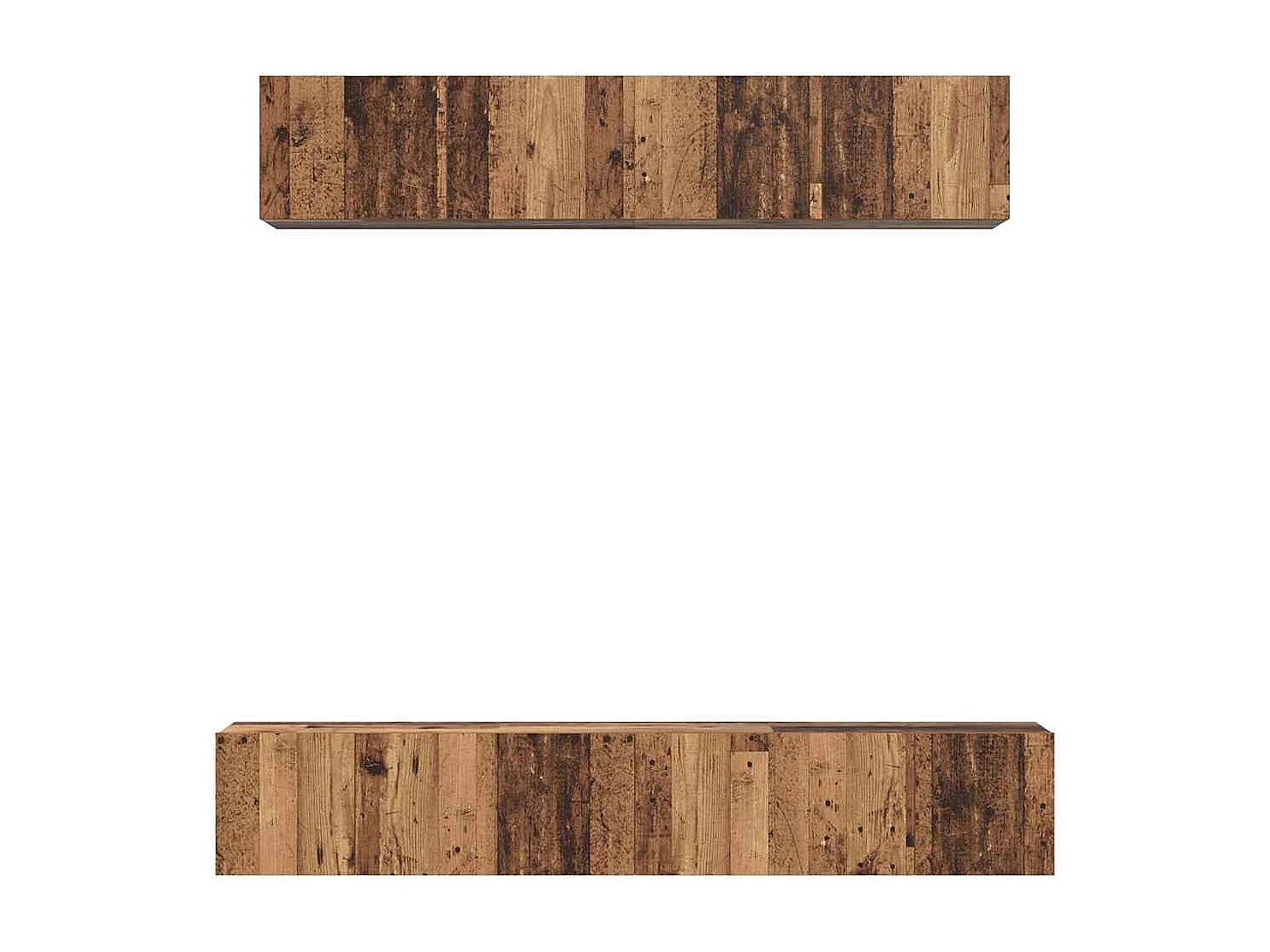 Ensemble de meubles TV 5 pcs Bois ancien Standard Moyen