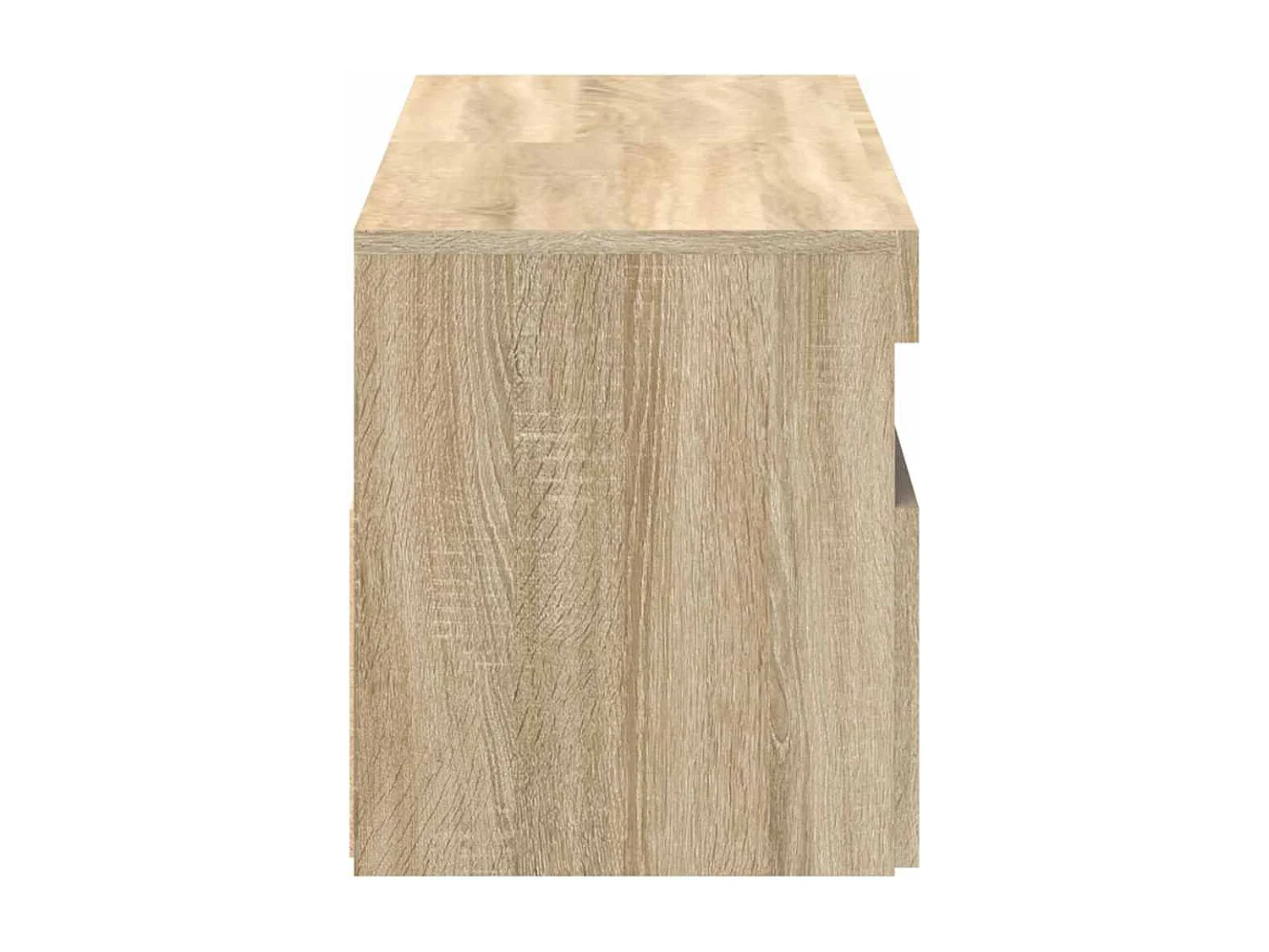 TV-kasten met LED-verlichting 2 stuks Sonoma eiken 60x35x40 cm