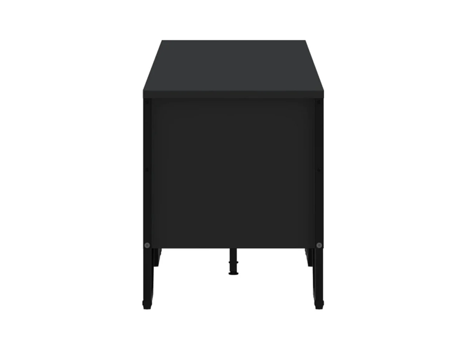 Meuble TV noir 180x34x41 cm bois d'ingénierie