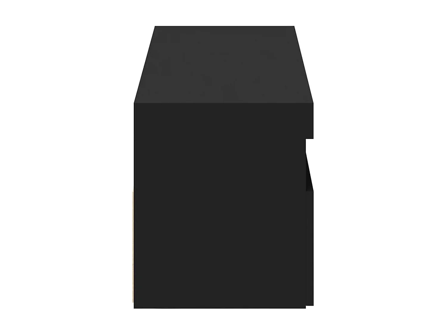 Mobili TV con luci LED 2 pz Nero 60x35x40 cm