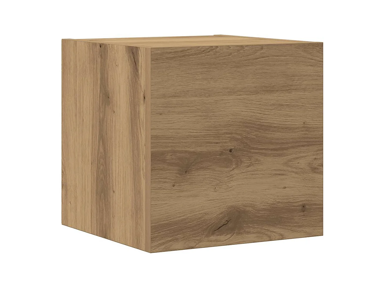 3-delige wand-tv-meubels, handgemaakt eikenhout, bewerkt hout