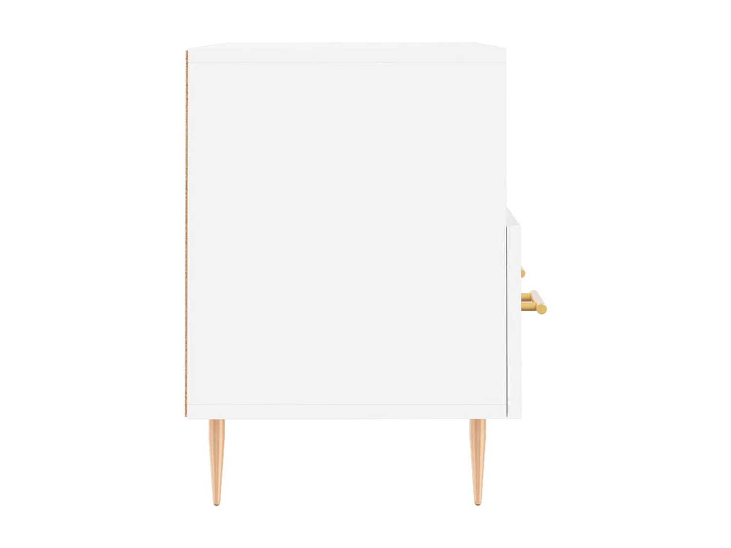 Meuble TV Blanc 80x36x50 cm Bois d'ingénierie