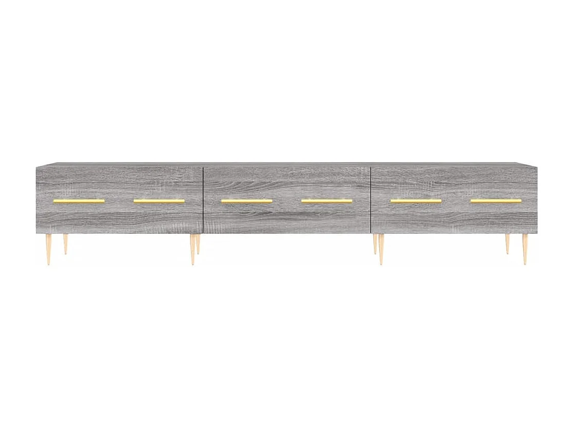 Mueble de TV Sonoma gris 150x36x30 cm madera de ingeniería