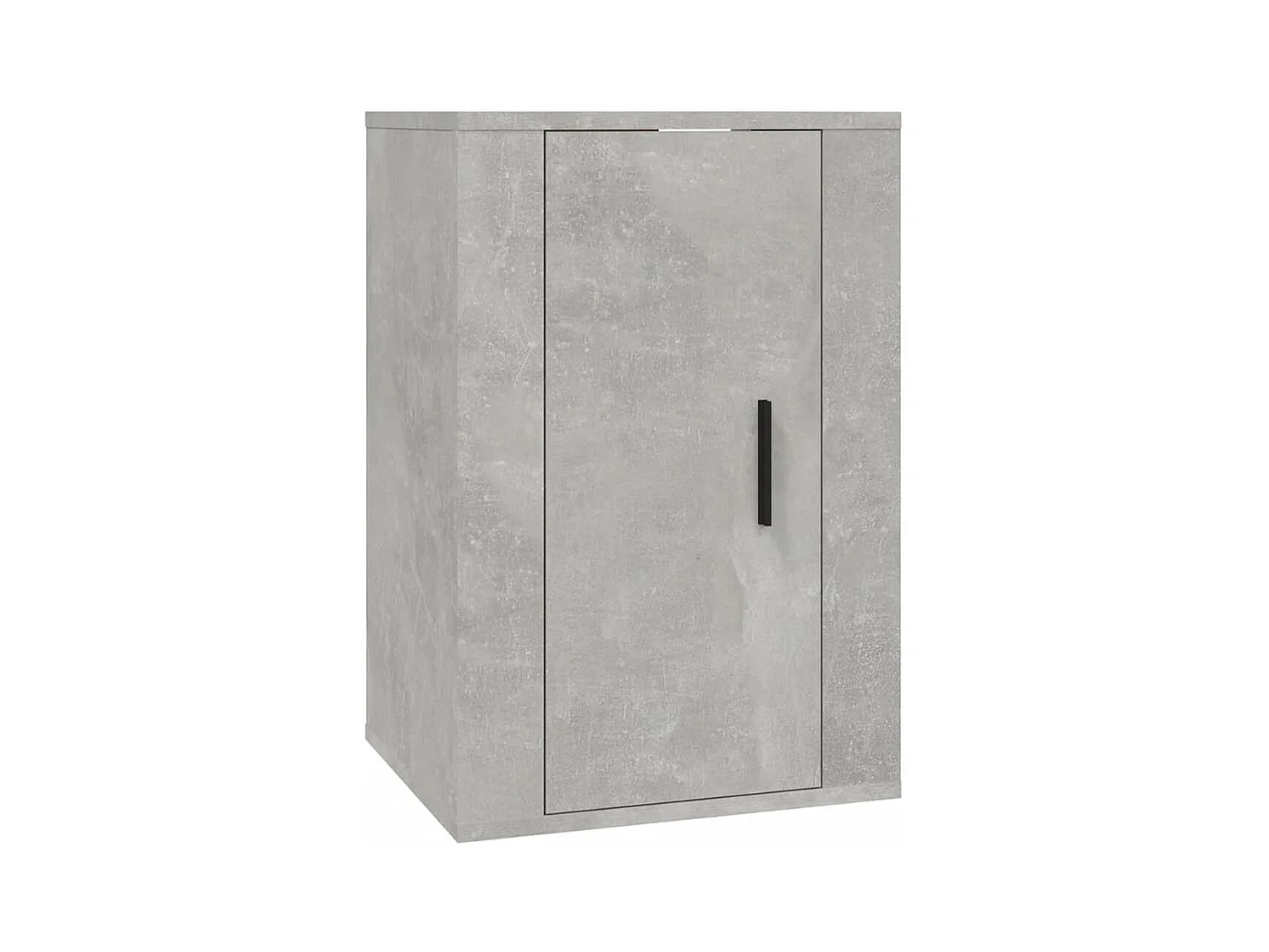 Mueble de TV de pared de 2 piezas, gris hormigón, 40x34,5x60 cm