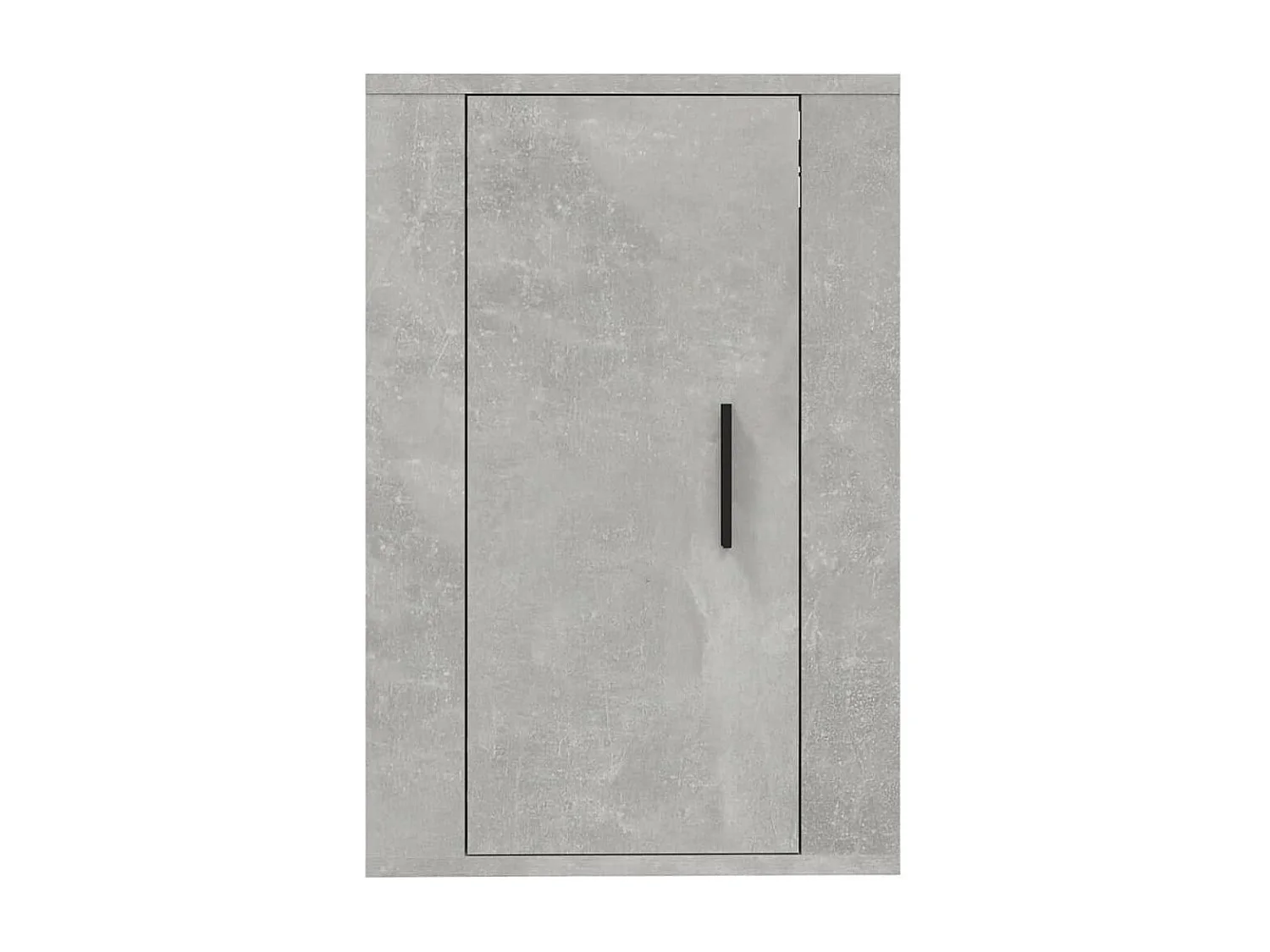 Mobile TV da parete 2 pezzi, grigio cemento, 40x34,5x60 cm