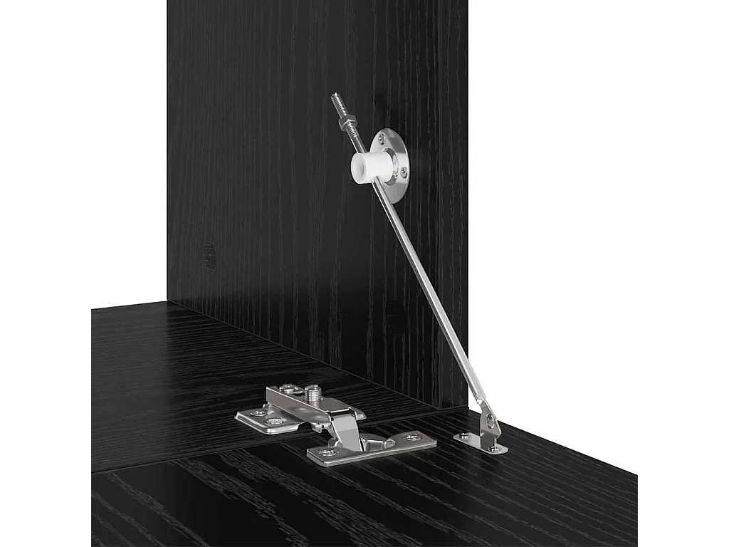 4-delige tv-meubelset Zwart eiken 30,5 x 30 x 90 cm