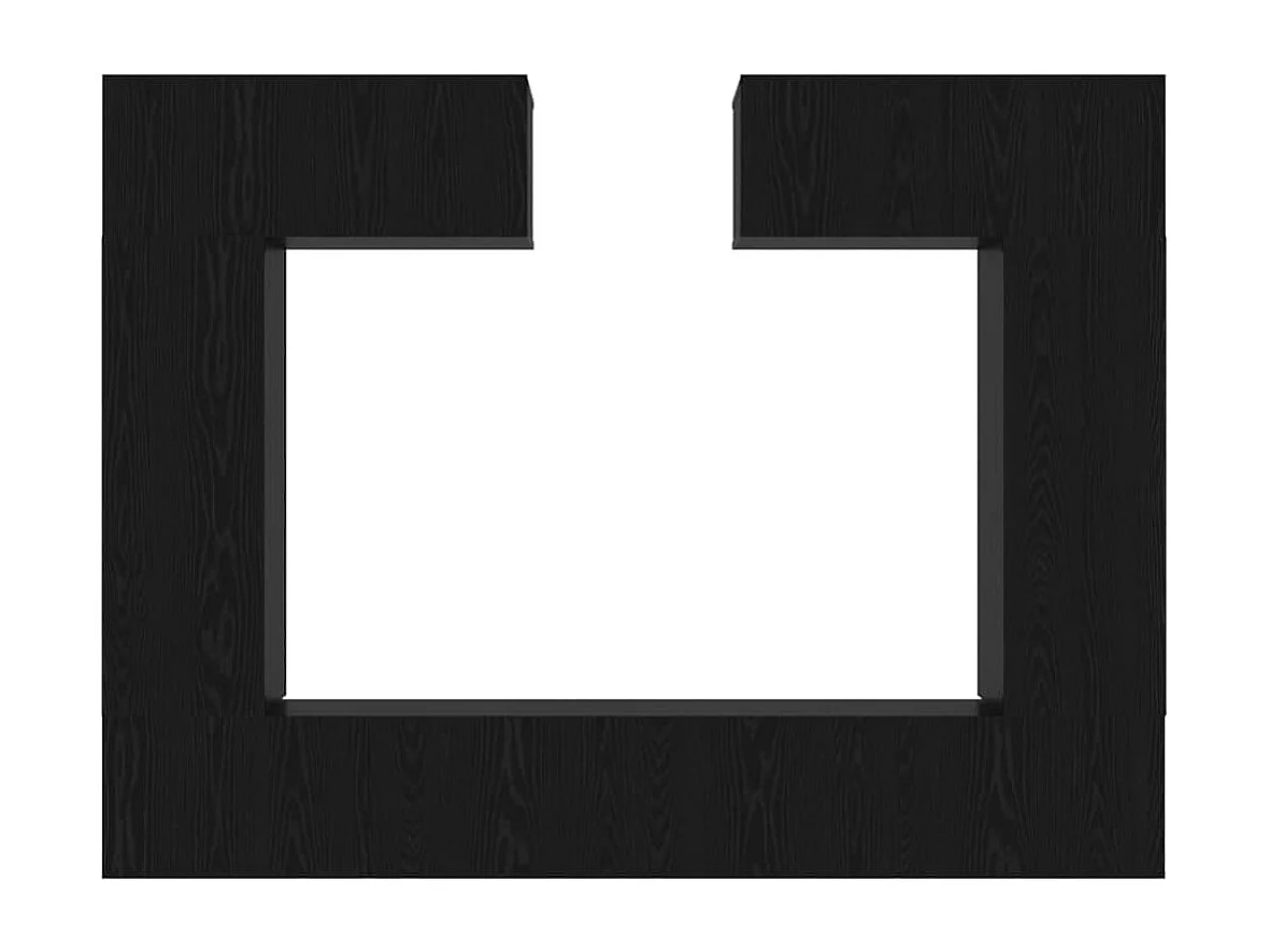 Ensemble meuble TV 6 pcs Chêne noir 100 x 30 x 30 cm