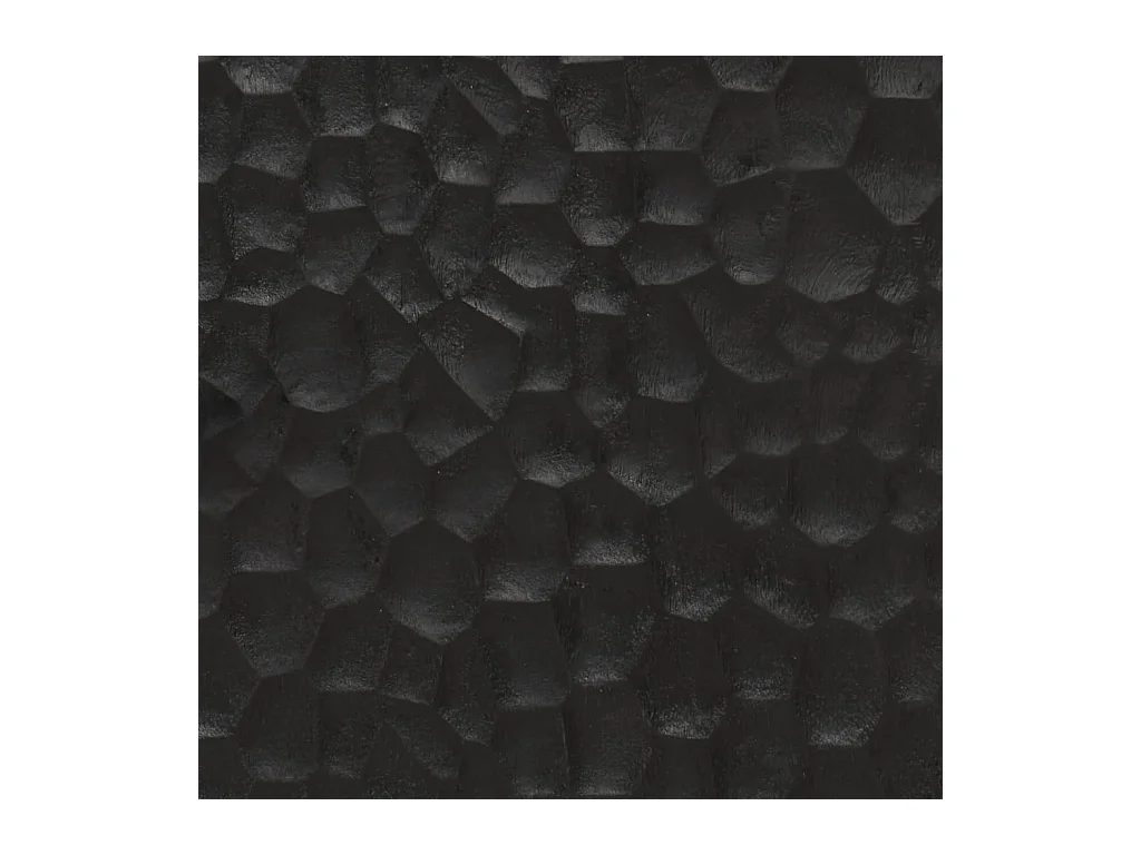 Mobile TV nero 80x31x46 cm in legno massello di mango