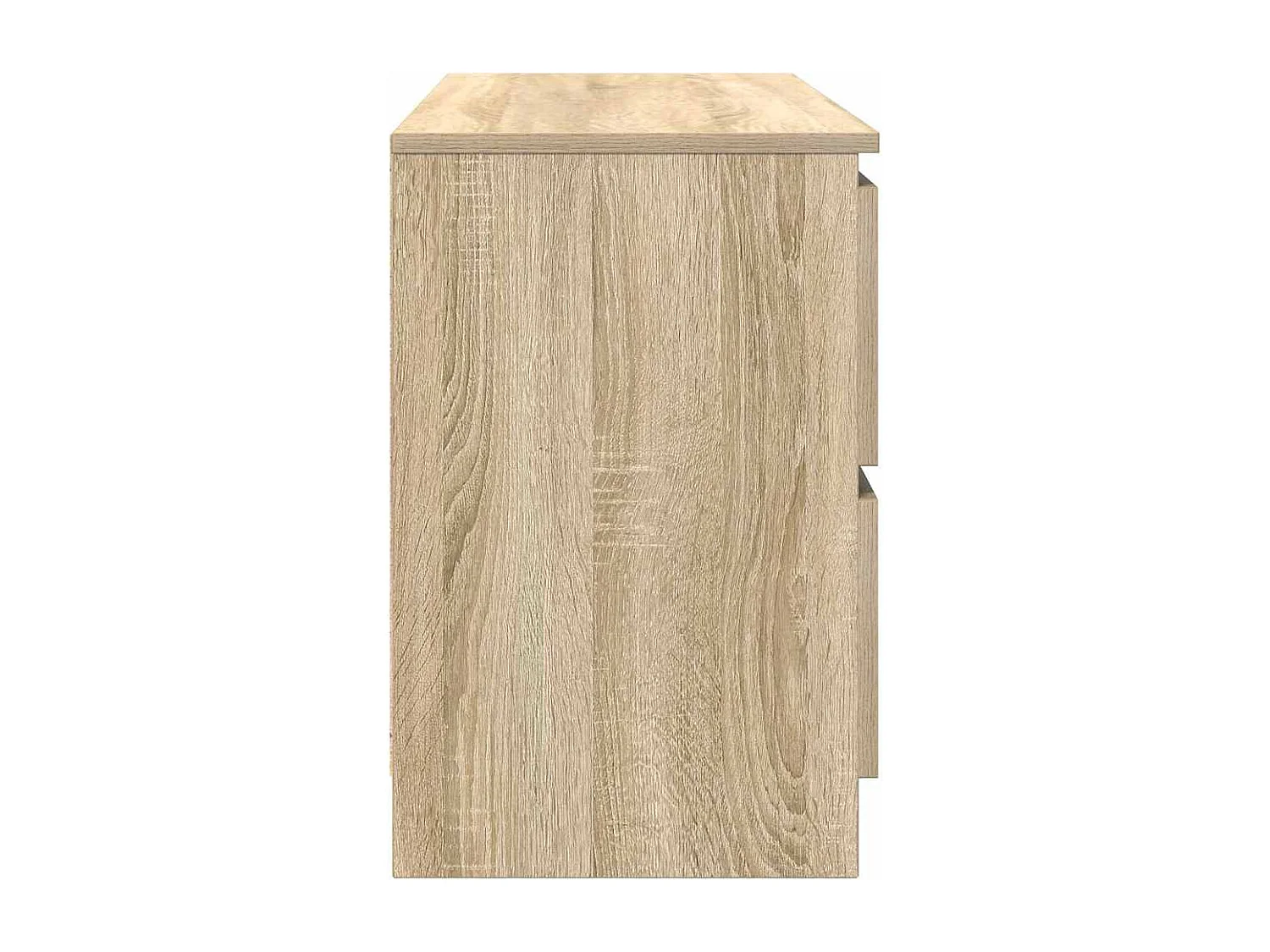 Meuble TV chêne sonoma 100x35x54 cm bois d'ingénierie