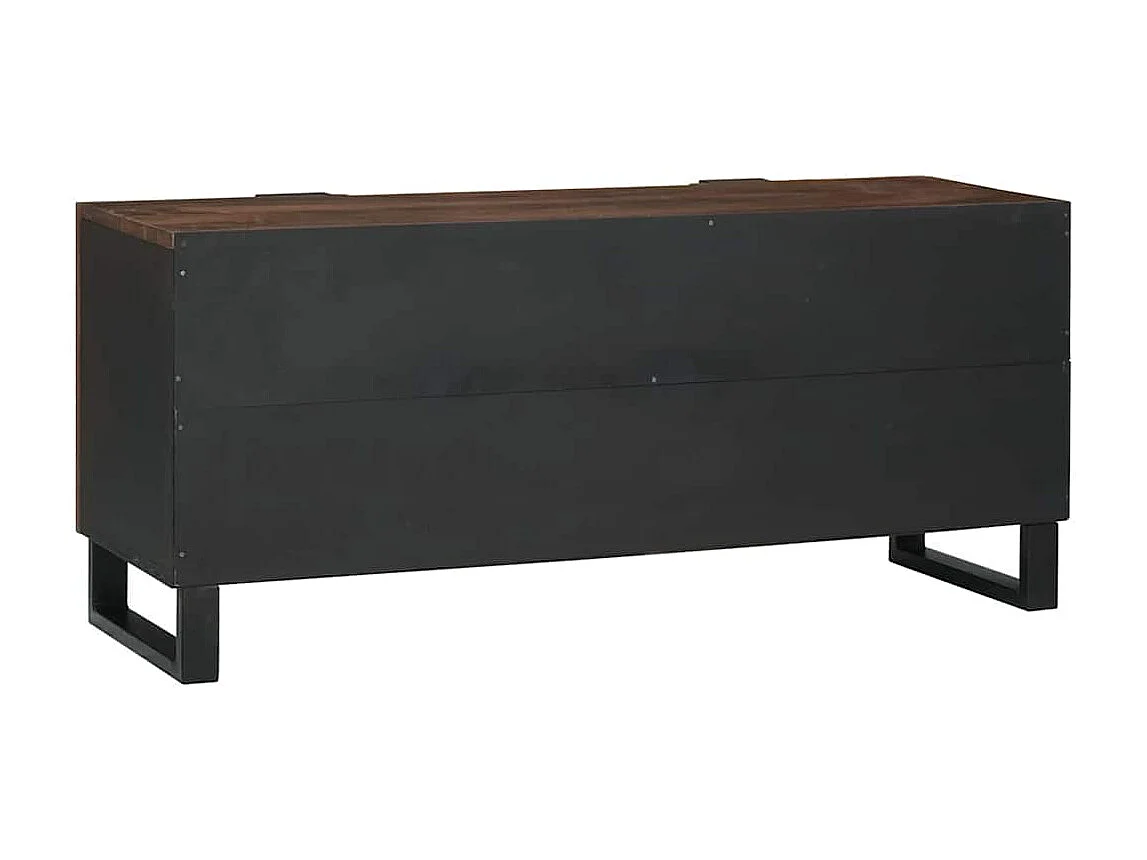 Meuble TV Marron 160 x 30 x 30.5 cm bois de manguier massif