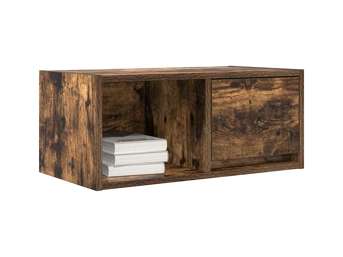 Meubles TV 2 pcs chêne fumé 60x31x25,5 cm bois d'ingénierie