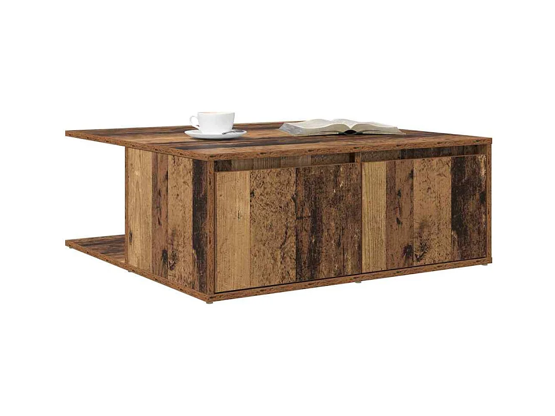 Tavolino da caffè Legno vecchio 80 x 80 x 31 cm Legno ingegnerizzato