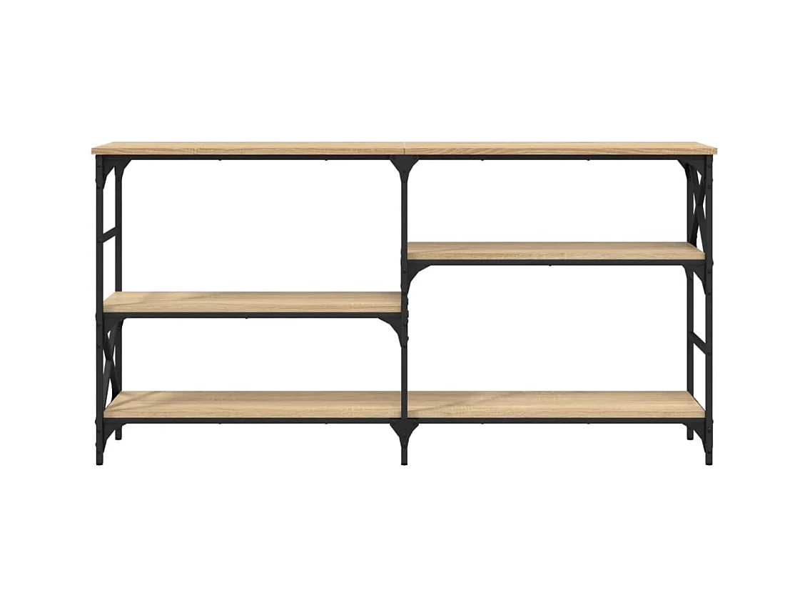 Consolle in rovere Sonoma 150x29x76,5 cm in legno ingegnerizzato