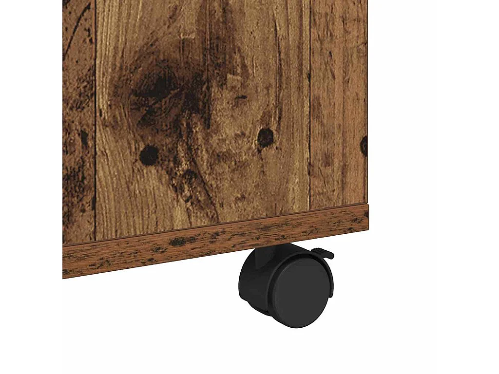 Tavolino da caffè in legno antico 75 x 75 x 38 cm Legno ingegnerizzato