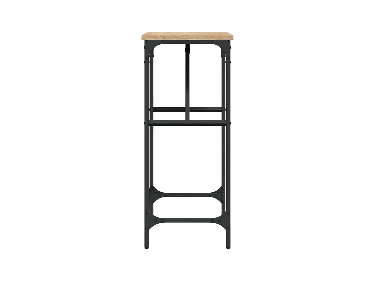 Table console chêne sonoma 75x32x75 cm bois d'ingénierie