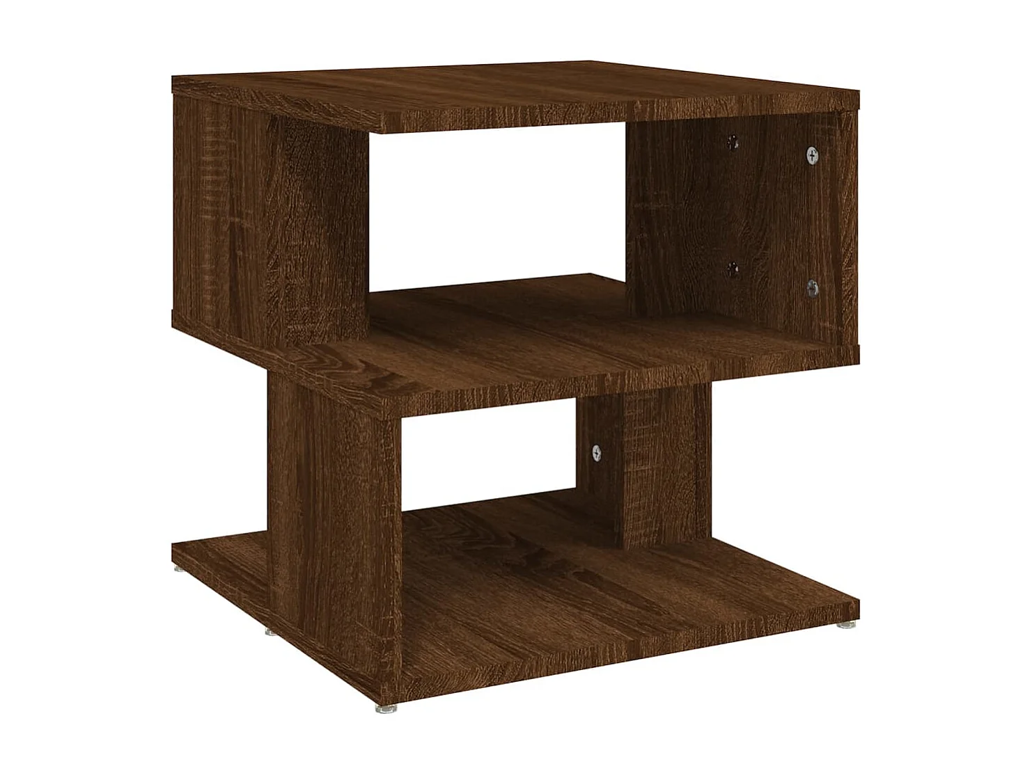 Table d'appoint Chêne marron 40x40x40 cm Bois d'ingénierie