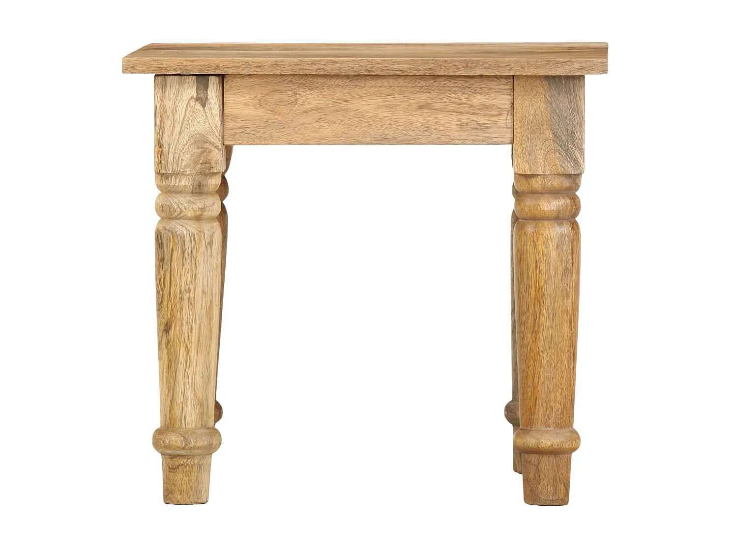 Table d'appoint 43 x 43 x 40 cm Bois de manguier massif