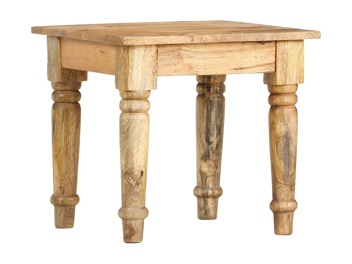 Table d'appoint 43 x 43 x 40 cm Bois de manguier massif